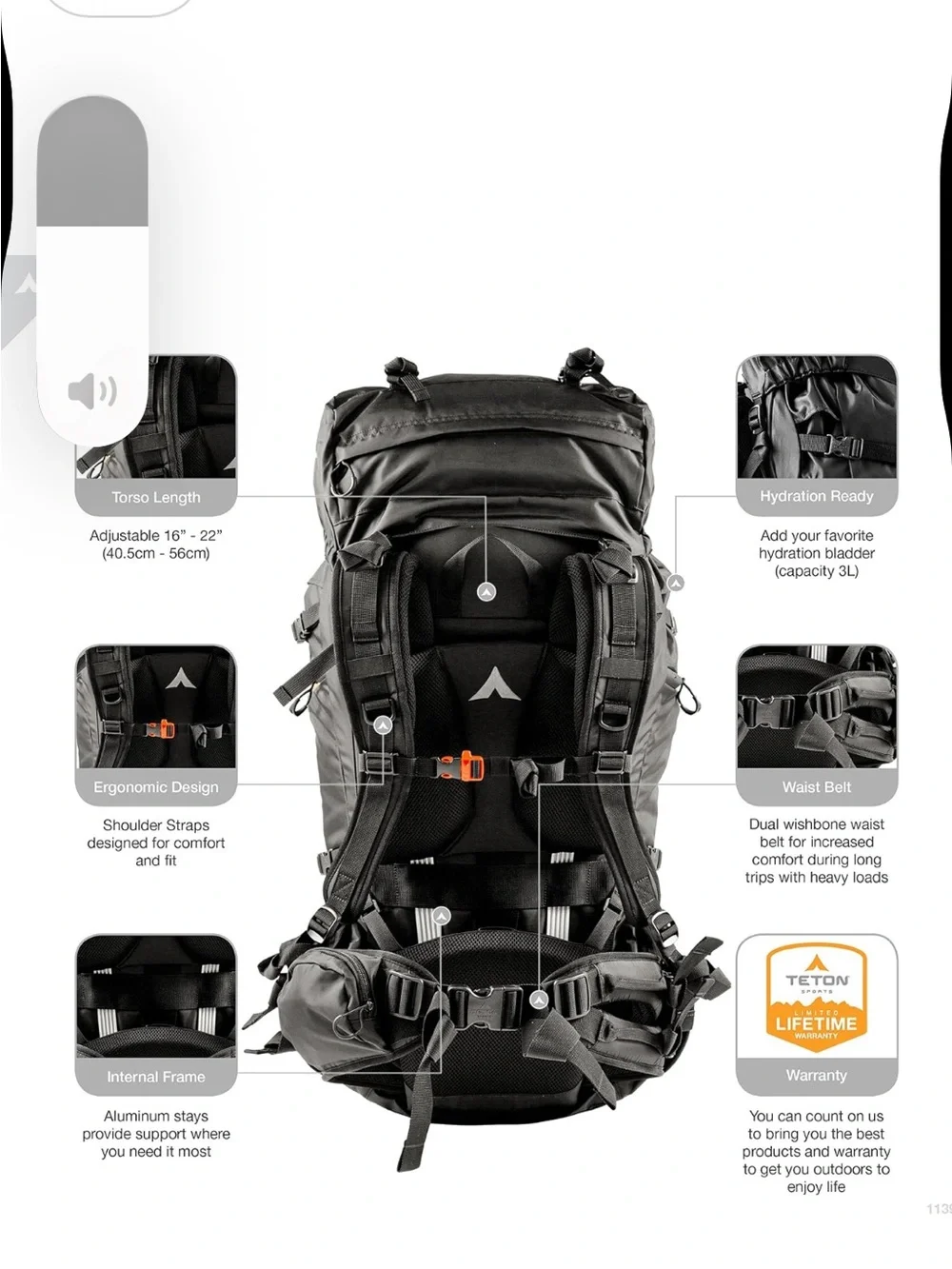 Teton Grand 5500 Hiking Backpack